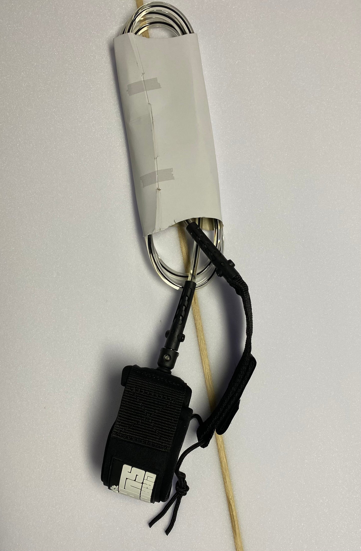 6ft Clear Leg Rope with Black